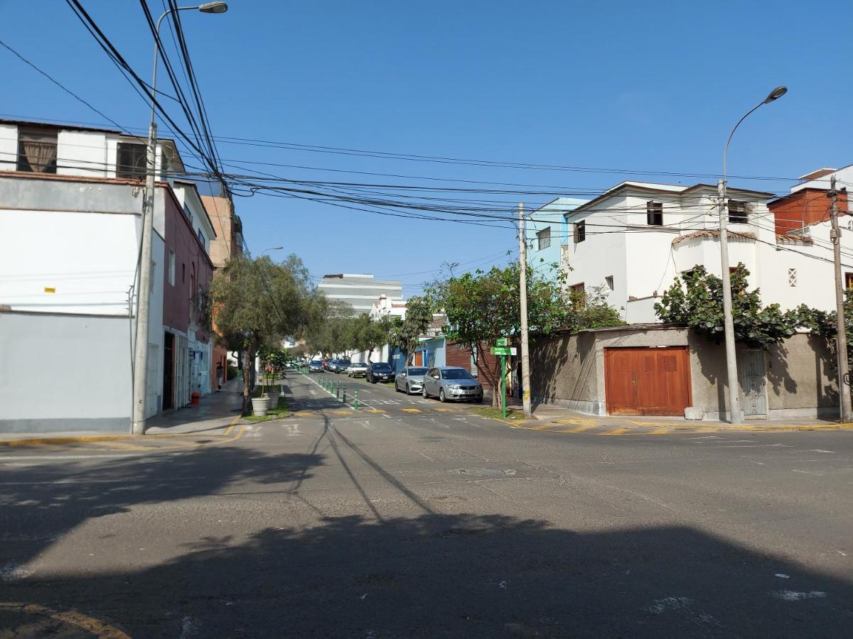 Habitacion Con Bano Privado Acceso A Cocina Y Terraza En Miraflores Lima Exterior foto